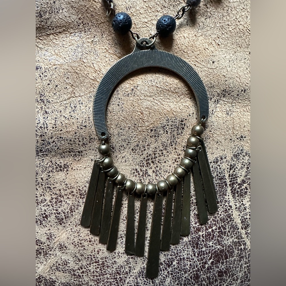 Beaded Statement Necklace - image 3